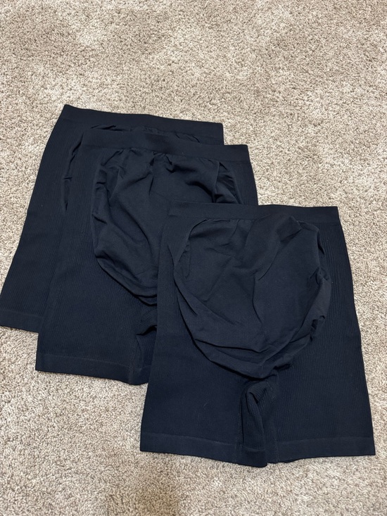 no brand Pants - Bundle Maternity Support Shorts Black Seamless Size S NWOT